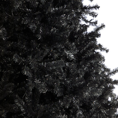 10’ Black Artificial Christmas Tree with 950 Clear LED Lights and 3056 Tips - Tampa Home & Garden Store