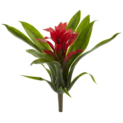 10” Bromeliad Artificial Flower (Set of 6) - Tampa Home & Garden Store