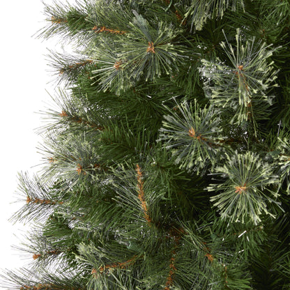 10' Cashmere Slim Artificial Christmas Tree with 750 Warm White Lights and 1908 Bendable Branches - Tampa Home & Garden Store