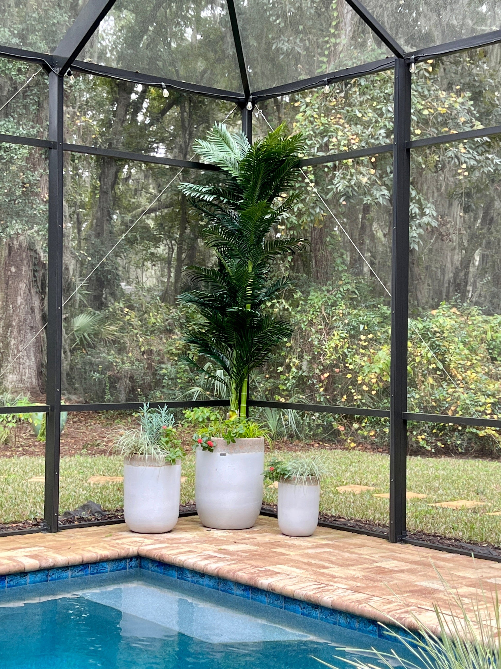 10’ Double Stalk Golden Cane Artificial Palm Tree - Tampa Home & Garden Store