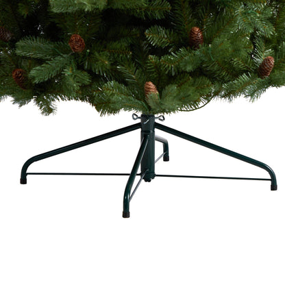 10’ Fraser Fir Artificial Christmas Tree with 780 LED Lights and 2327 Bendable Branches - Tampa Home & Garden Store