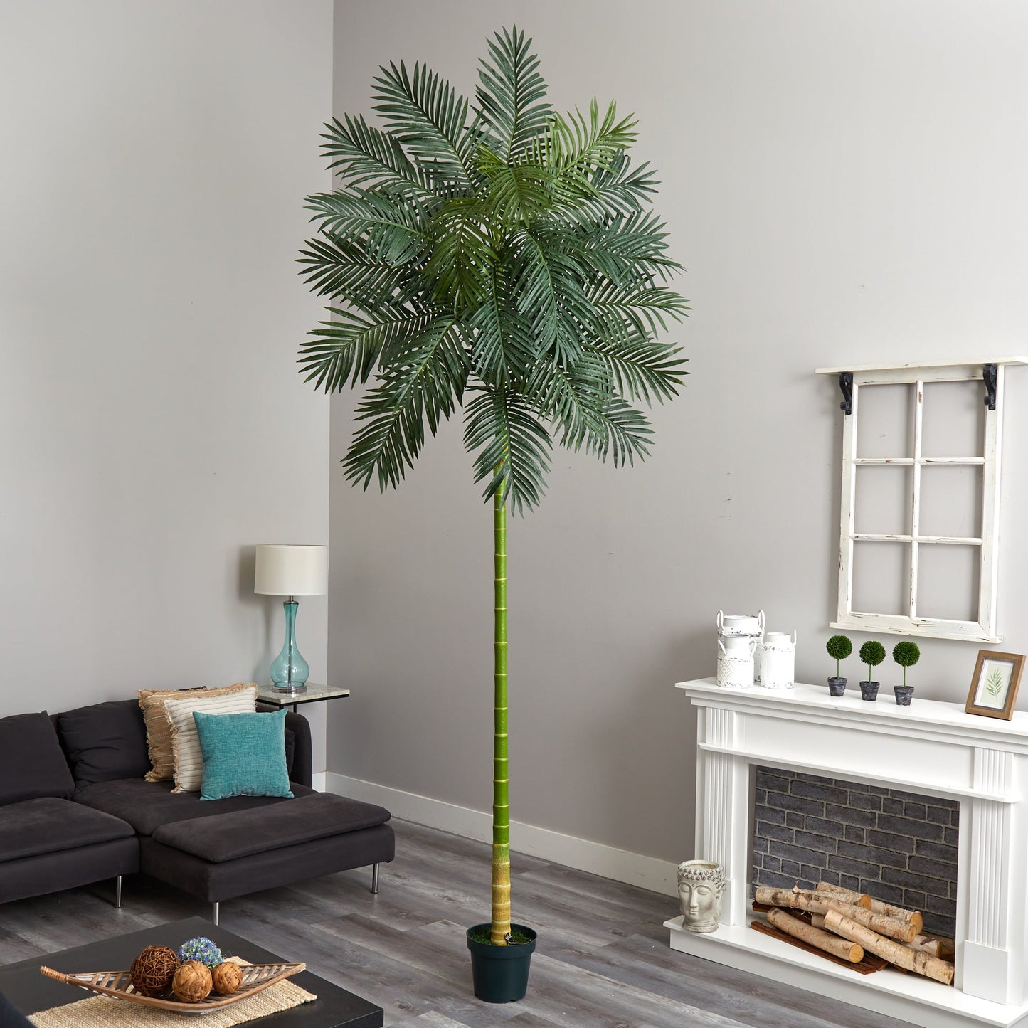 10’ Golden Cane Artificial Palm Tree - Tampa Home & Garden Store