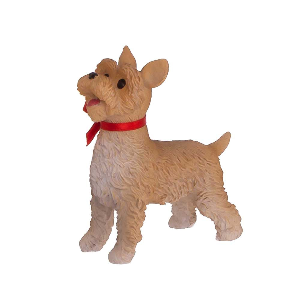 10 Inch Coca-Cola Fabriche Sundblom 90th Anniversary Santa and Dog - 2 Piece Set - Tampa Home & Garden Store