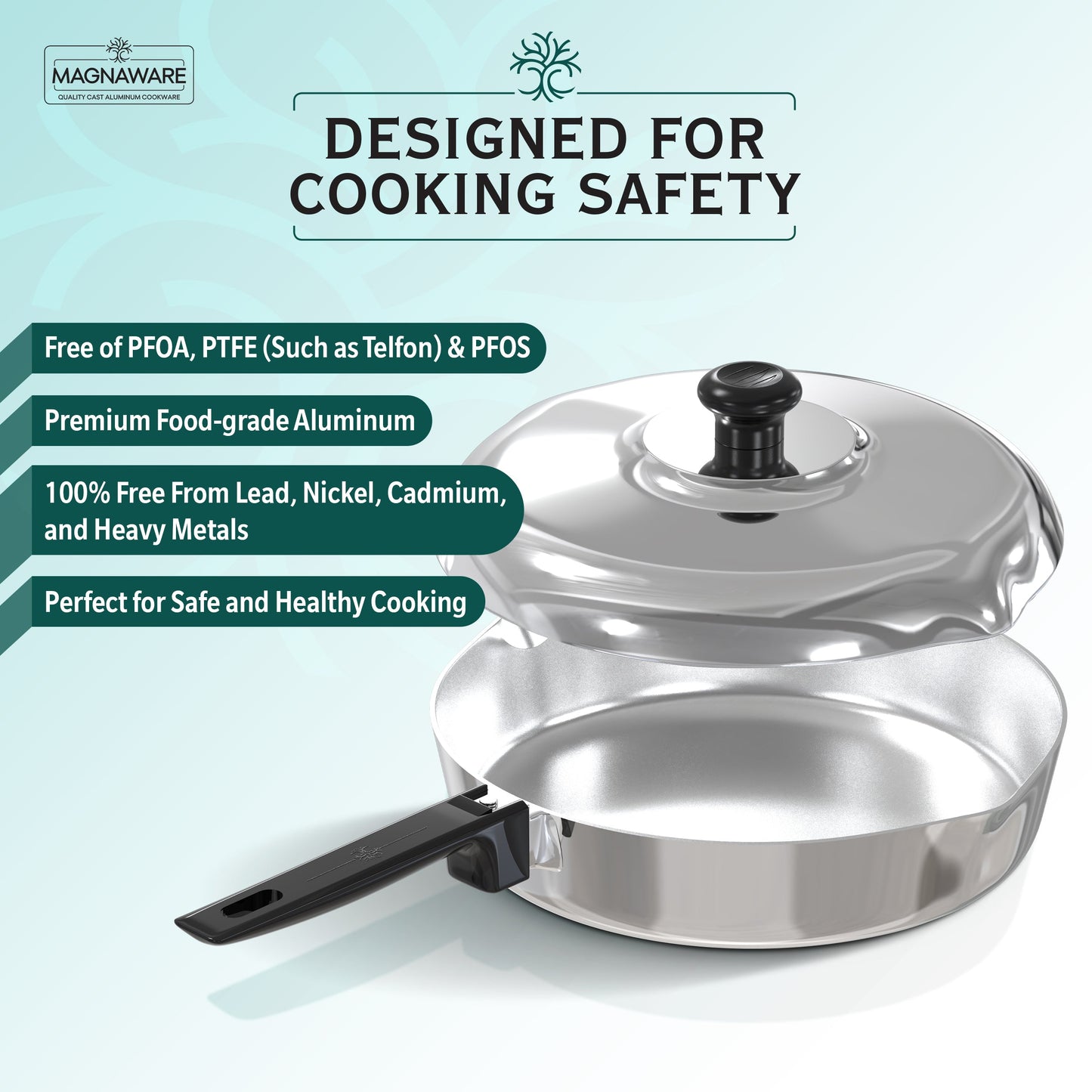 10 Inch Sauté Pan with Lid - Tampa Home & Garden Store