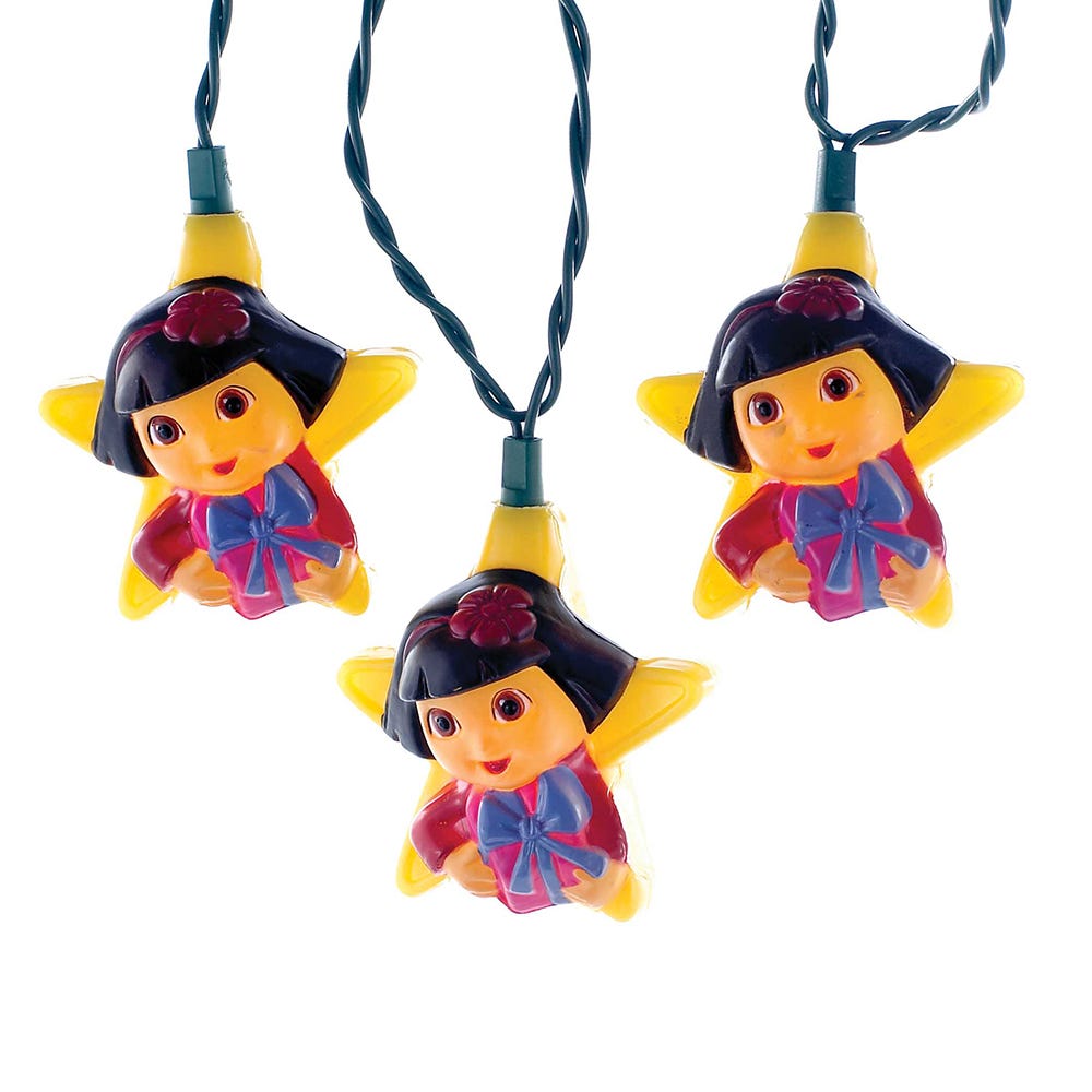 10-Light Dora The Explorer Light Set - Tampa Home & Garden Store