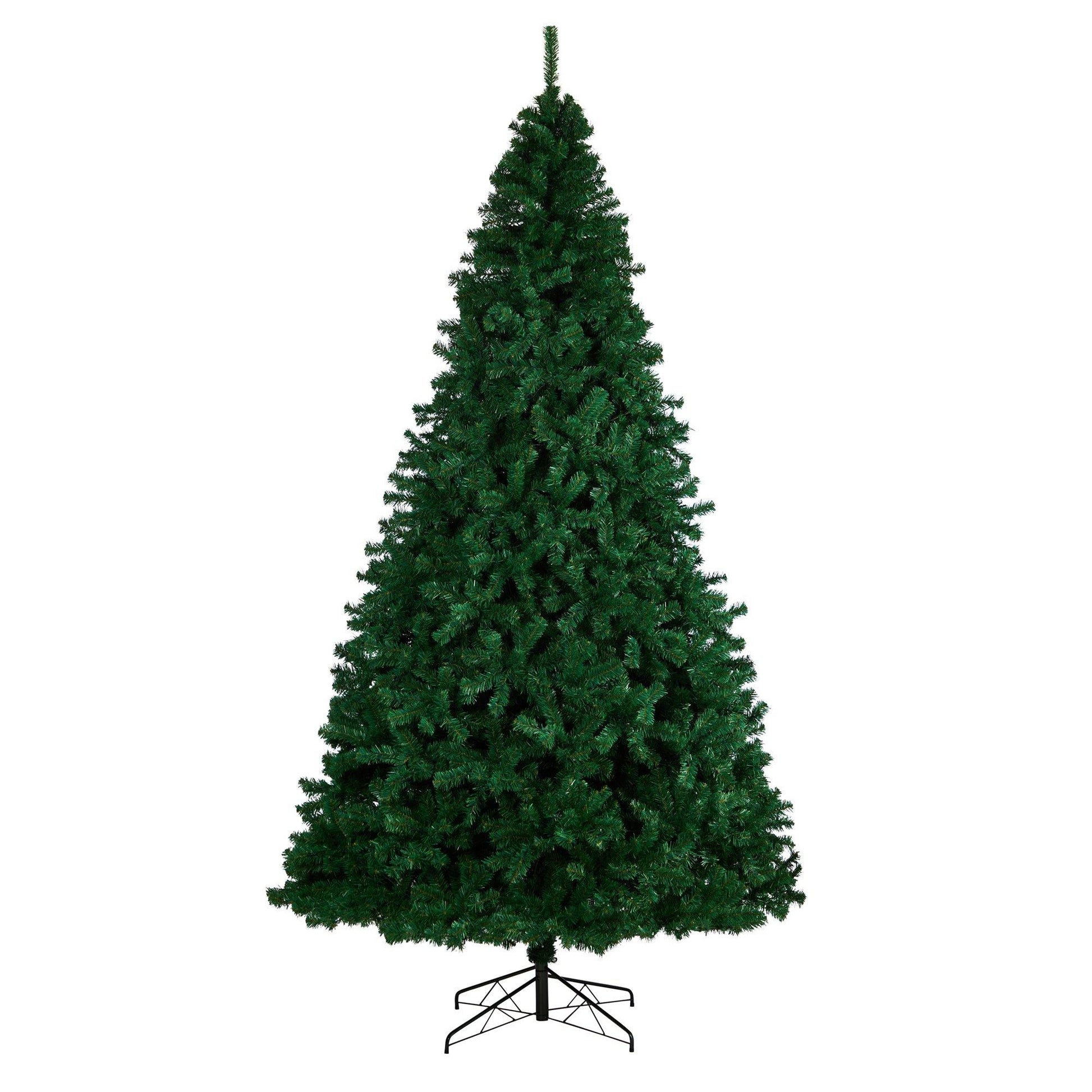 10' Northern Tip Artificial Christmas Tree with 800 Clear LED Lights and 2200 Bendable Branches - Tampa Home & Garden Store