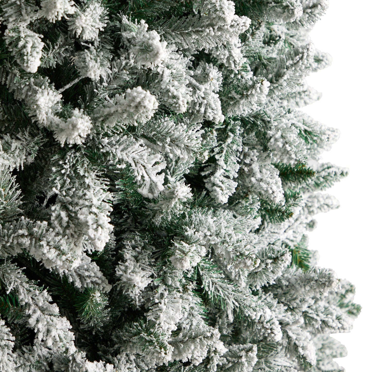 10’ Slim Flocked Montreal Fir Artificial Christmas Tree - Tampa Home & Garden Store
