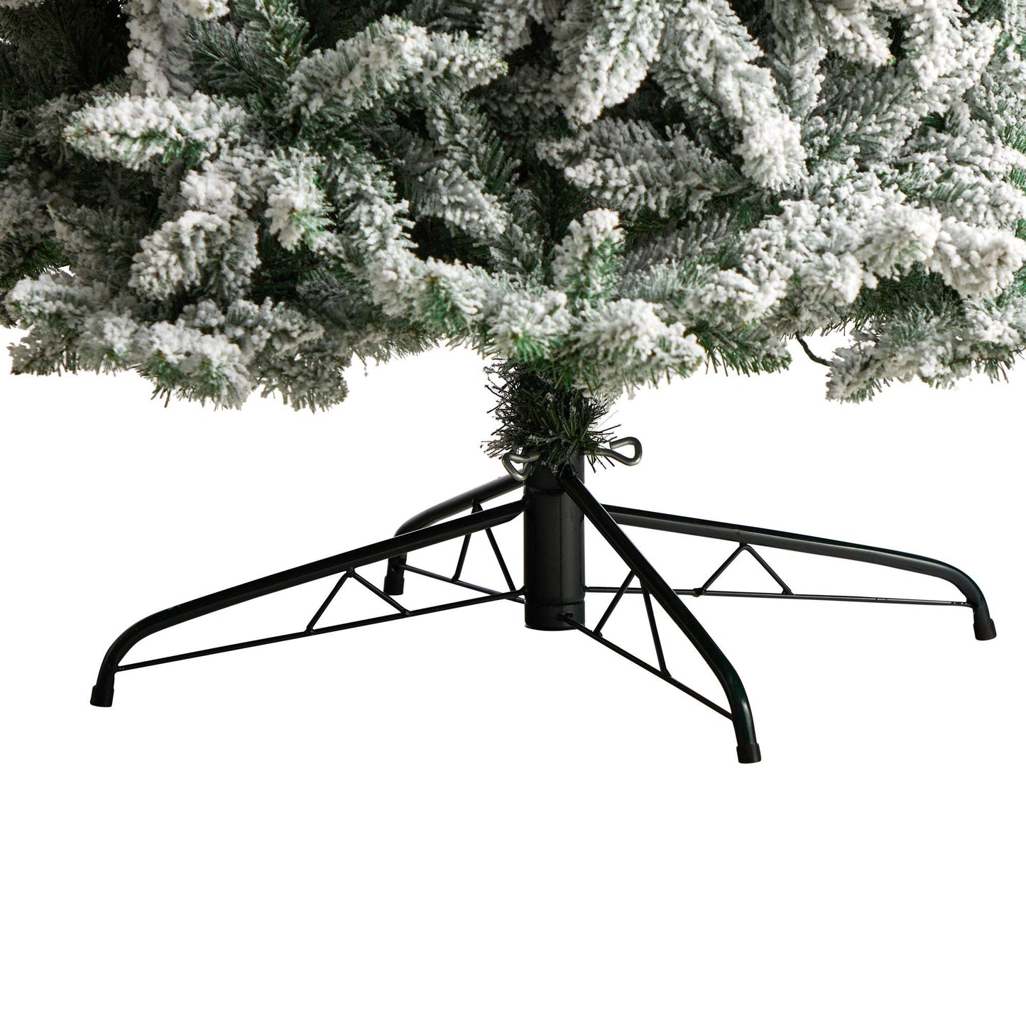 10’ Slim Flocked Montreal Fir Artificial Christmas Tree - Tampa Home & Garden Store