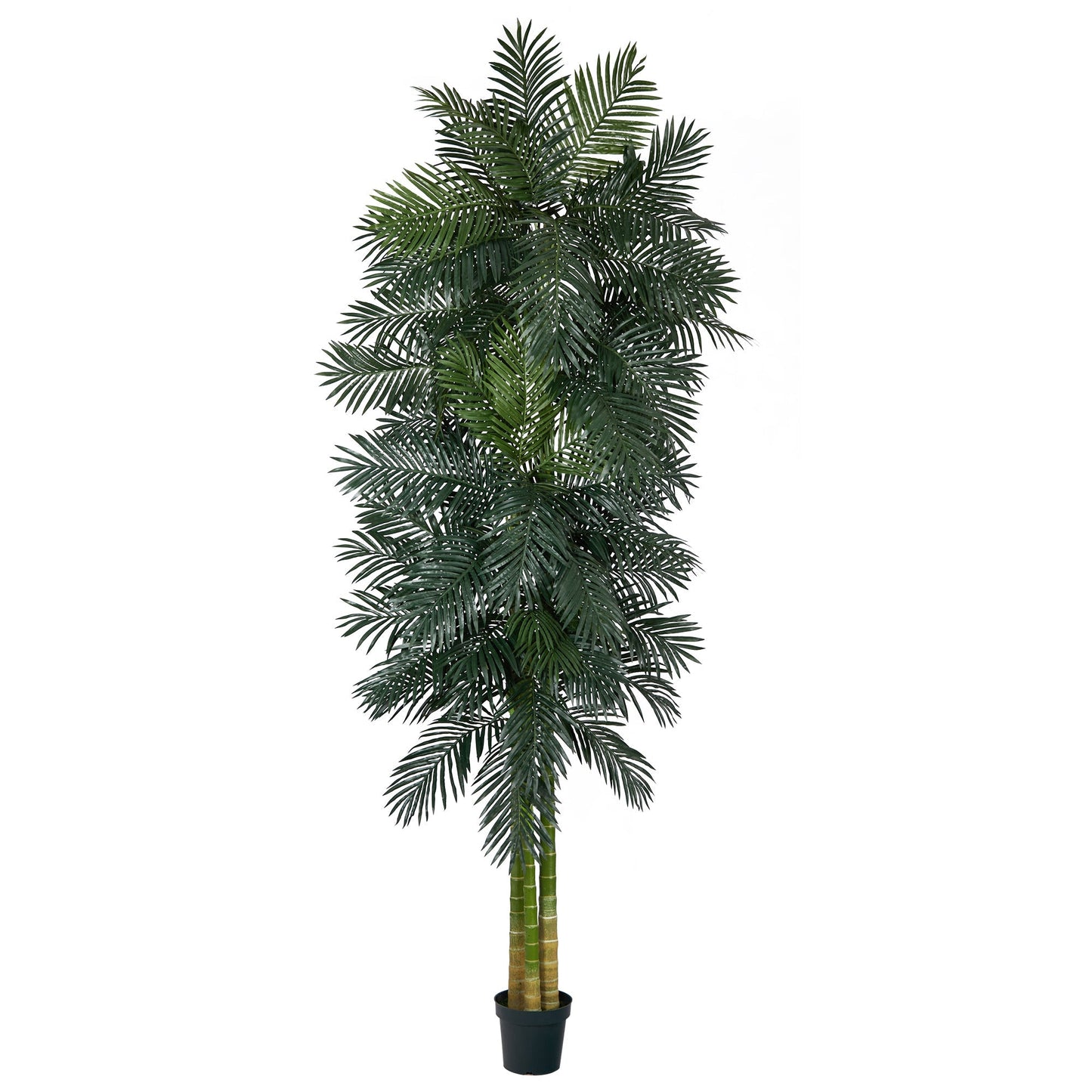 10’ Triple Stalk Golden Cane Artificial Palm Tree - Tampa Home & Garden Store