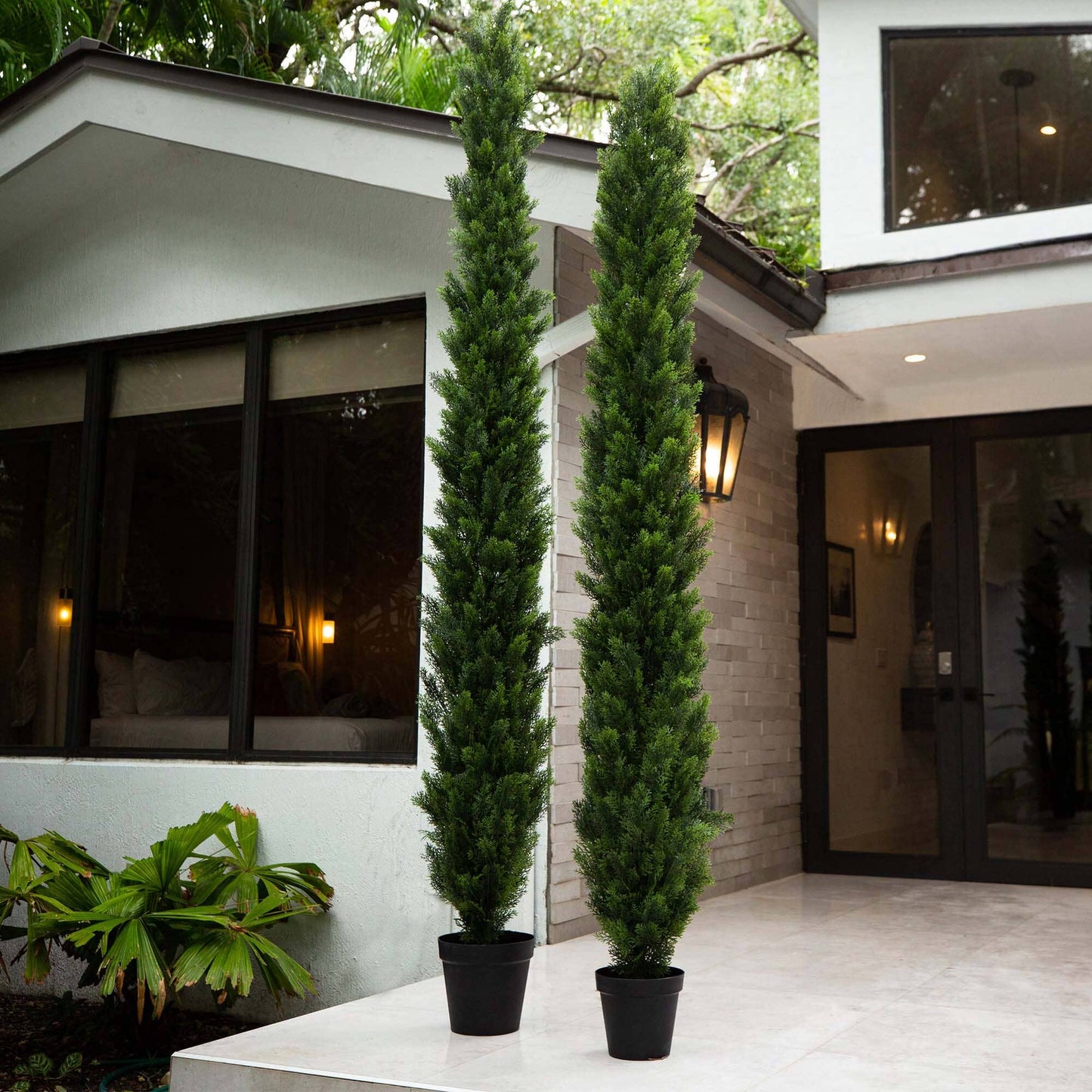 10' UV Resistant Artificial Cedar Pine Tree (Indoor/Outdoor) - Tampa Home & Garden Store