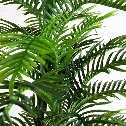 10’ UV Resistant Artificial Double Robellini Palm Tree (Indoor/Outdoor) - Tampa Home & Garden Store