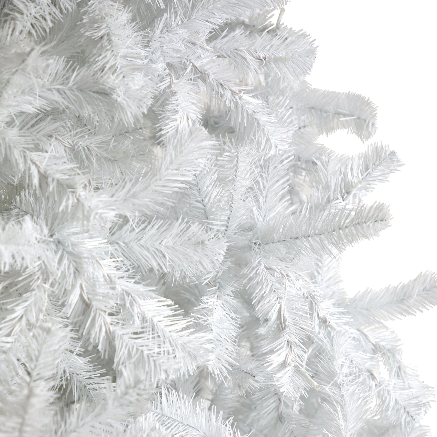 10' White Artificial Christmas Tree with 2200 Bendable Branches and 800 LED Lights - Tampa Home & Garden Store