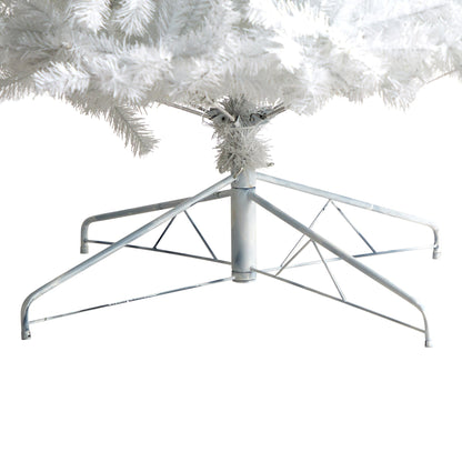 10' White Artificial Christmas Tree with 2200 Bendable Branches and 800 LED Lights - Tampa Home & Garden Store