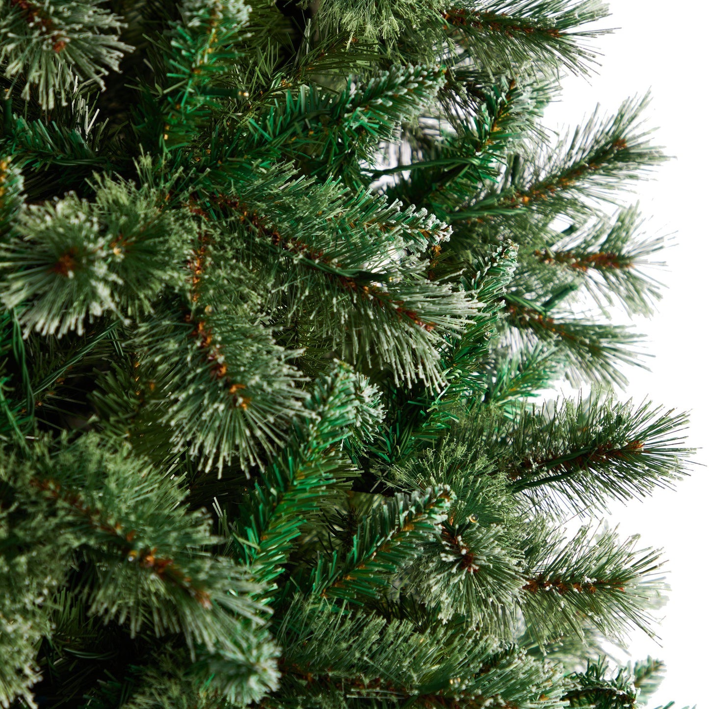 10’ Wisconsin Slim Snow Tip Pine Artificial Christmas Tree with 1050 Clear LED Lights - Tampa Home & Garden Store