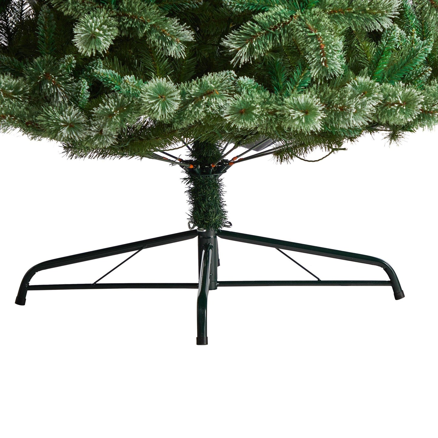 10’ Wisconsin Slim Snow Tip Pine Artificial Christmas Tree with 1050 Clear LED Lights - Tampa Home & Garden Store