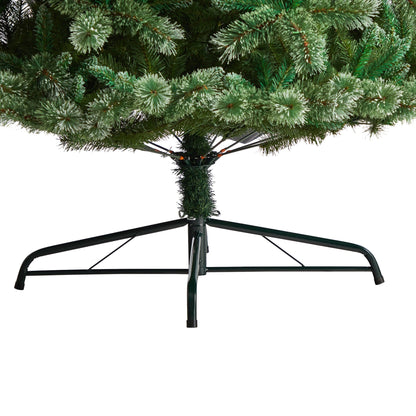10’ Wisconsin Slim Snow Tip Pine Artificial Christmas Tree with 1652 Bendable Branches - Tampa Home & Garden Store