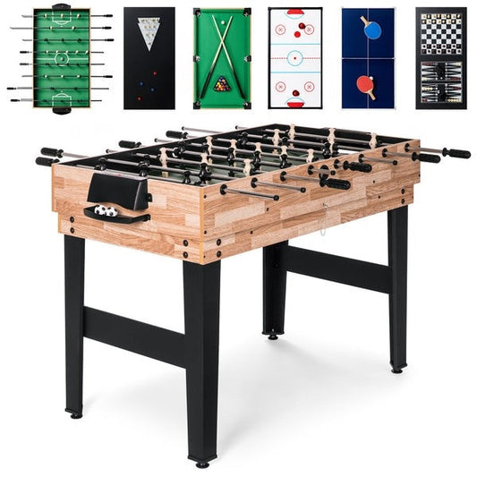 10-in-1 Combo Game Room Table Set Pool, Foosball, Ping Pong, Chess - Tampa Home & Garden Store