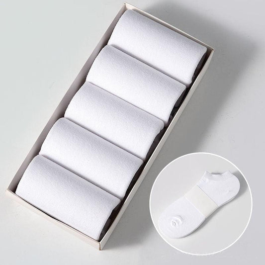 Stevvex breathable no-show ankle socks white cotton blend 10-pair box for men and women on Tampa Home & Garden Store