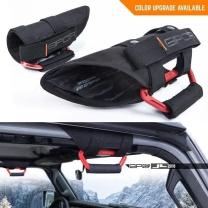 GP-Grip PRO Survivor Pack 2007-23 car strap set, black webbing with red carabiners GPCA on Tampa Home & Garden Store