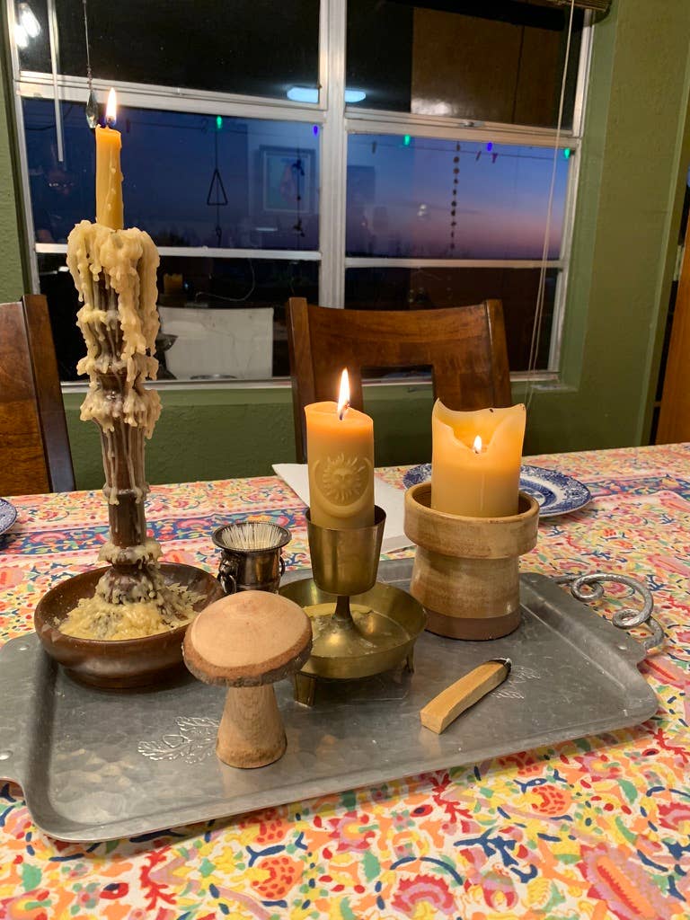 100% Beeswax Candle- Sun and Moon - Tampa Home & Garden Store