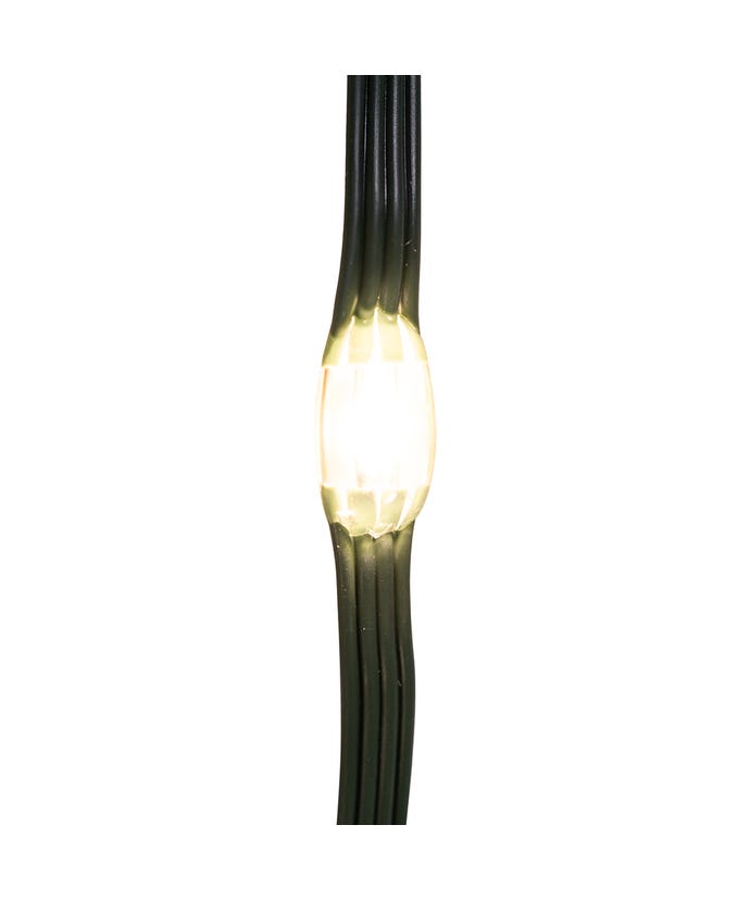 100-Light LED Connectable Green Wire Light Set - Warm White - Tampa Home & Garden Store