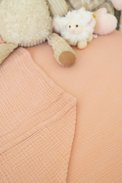 100% Organic Cotton Gauze Muslin Crib Sheet - Tampa Home & Garden Store