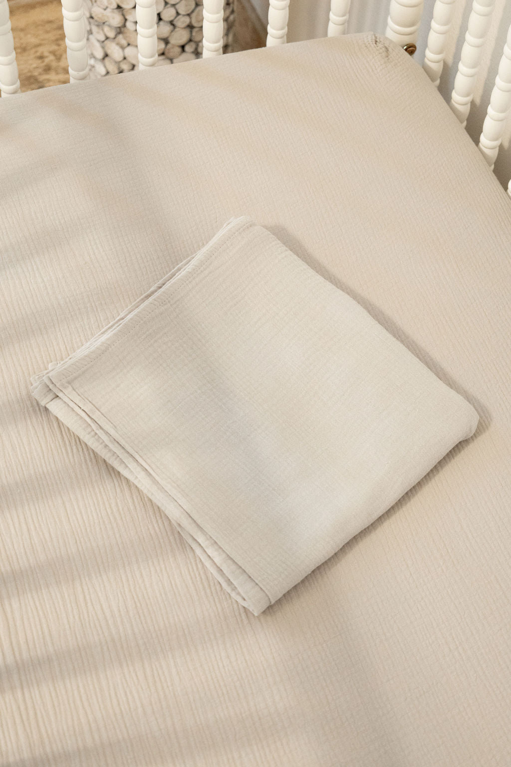 100% Organic Cotton Gauze Muslin Crib Sheet - Tampa Home & Garden Store