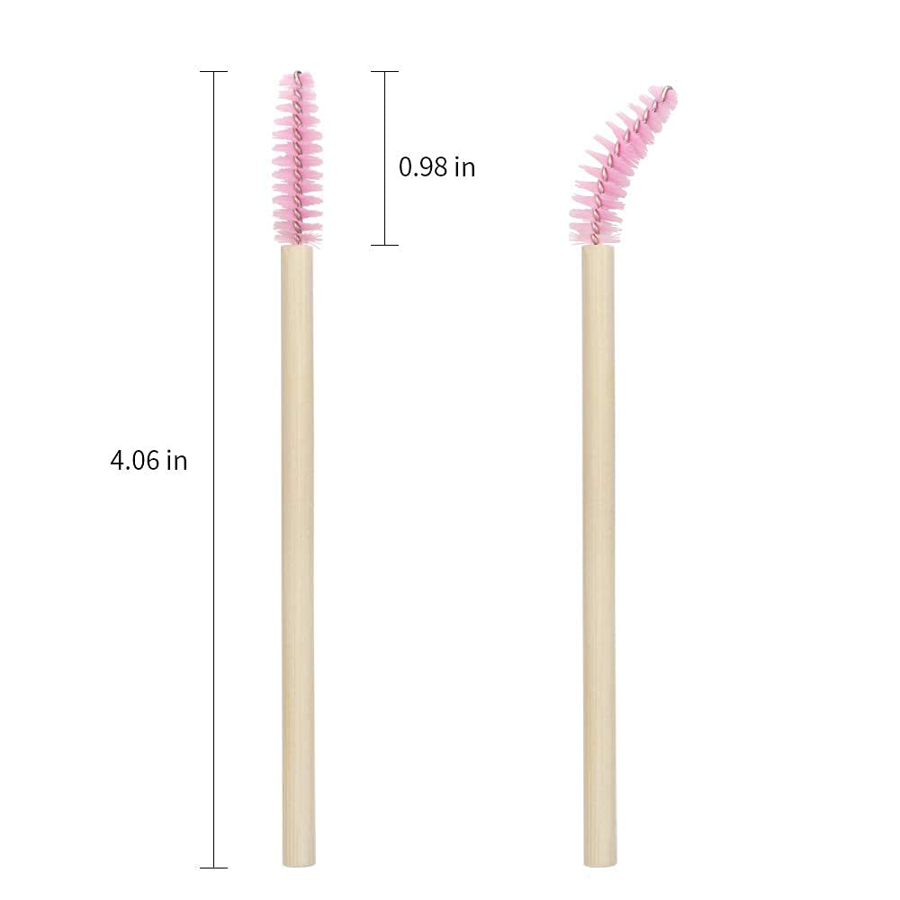 100-Pack Disposable Bamboo Stick Mascara Wands – Eco-Friendly & Convenient - Tampa Home & Garden Store