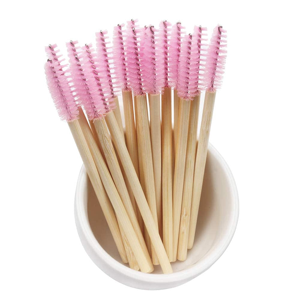100-Pack Disposable Bamboo Stick Mascara Wands – Eco-Friendly & Convenient - Tampa Home & Garden Store