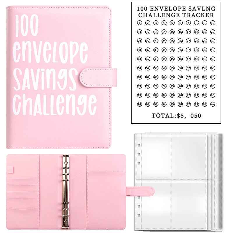 100 Envelope Saving Binder and Budget Planner