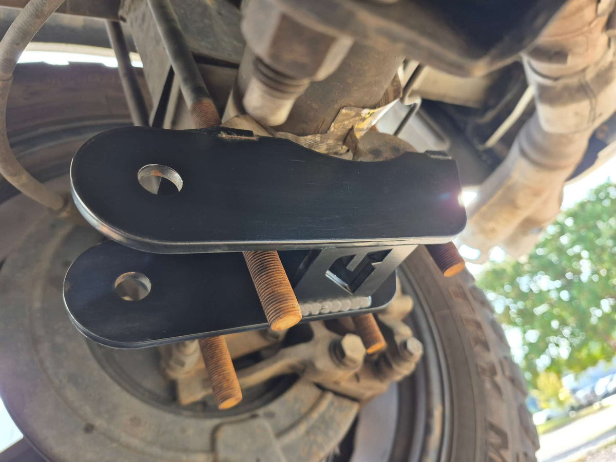 Boxed ladder CNC traction bars for 1994–2002 Dodge Ram 1500 by Apoc Industries, black steel on Tampa Home & Garden Store