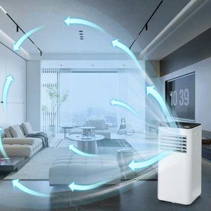 Aire acondicionado portátil de 10,000 BTU (ASHRAE) – 3 en 1
