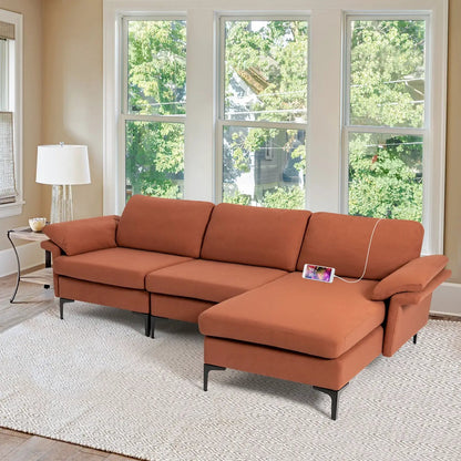 Two Tier Coffee Table with Open Storage Shelf