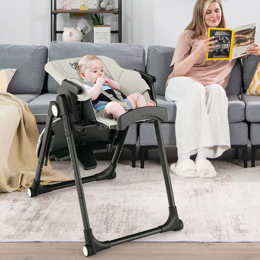 4-in-1 Baby High Chair with 6 Adjustable Heights - Tampa Home & Garden Store