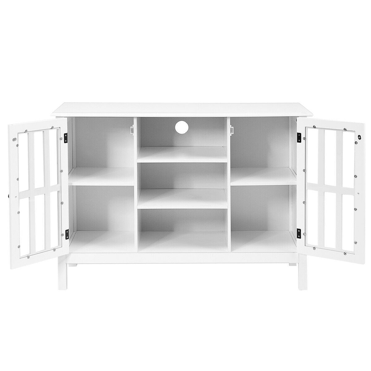 Mueble para TV de madera para televisor de 50 pulgadas - Blanco