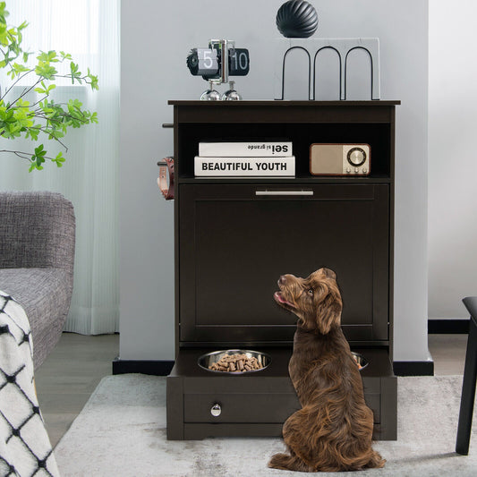 Pet Feeder Station with Stainless Steel Bowl - Tampa Home & Garden Store