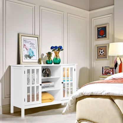 Mueble para TV de madera para televisor de 50 pulgadas - Blanco
