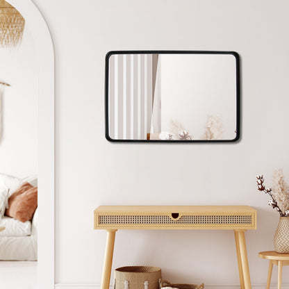 Espejo de baño rectangular con montaje en pared - Espejo de tocador-L