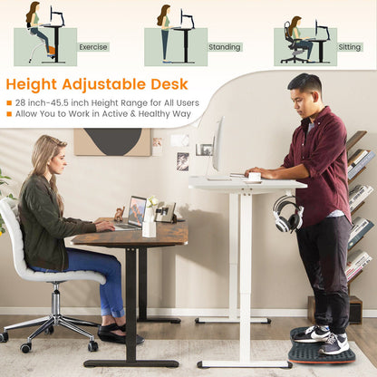 Electric Standing Desk Adjustable Stand up Computer Desk Anti-collision-Natural