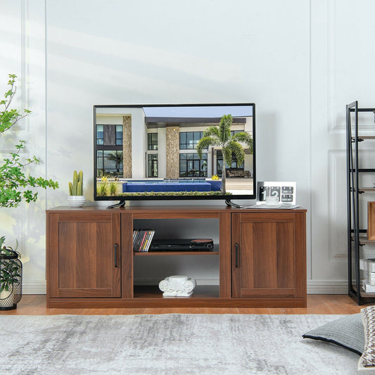 TV Stand with Double Barn Doors for TVs up to 65 Inch - Tampa Home & Garden Store