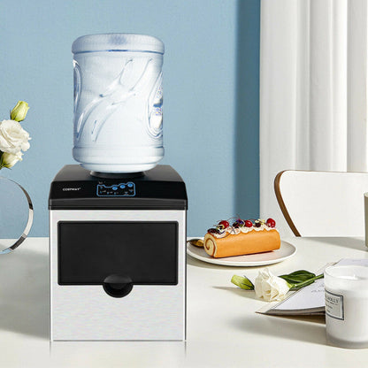 Dispensador de agua y máquina de hielo 2 en 1