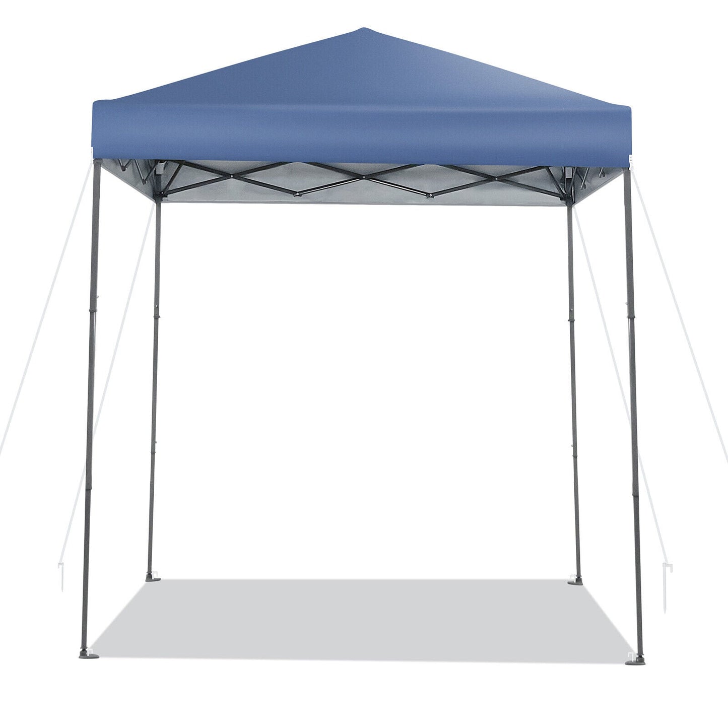 GemGear 6.6x6.6 ft blue outdoor pop-up canopy tent with UPF 50+ sun protection on Tampa Home & Garden Store