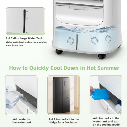 4-in-1 Portable Air Cooler with Timer & 3 Modes - Tampa Home & Garden Store