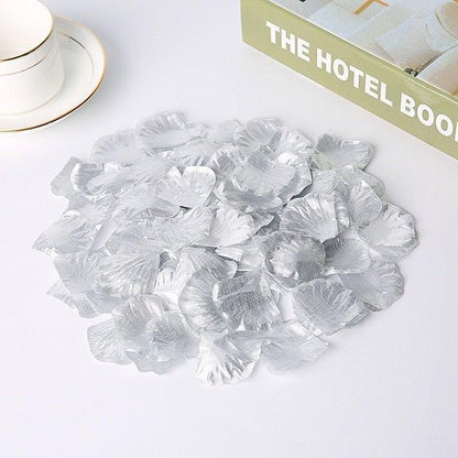 Stevvex 1000pcs fake white separated rose petals for wedding decorations on Tampa Home & Garden Store