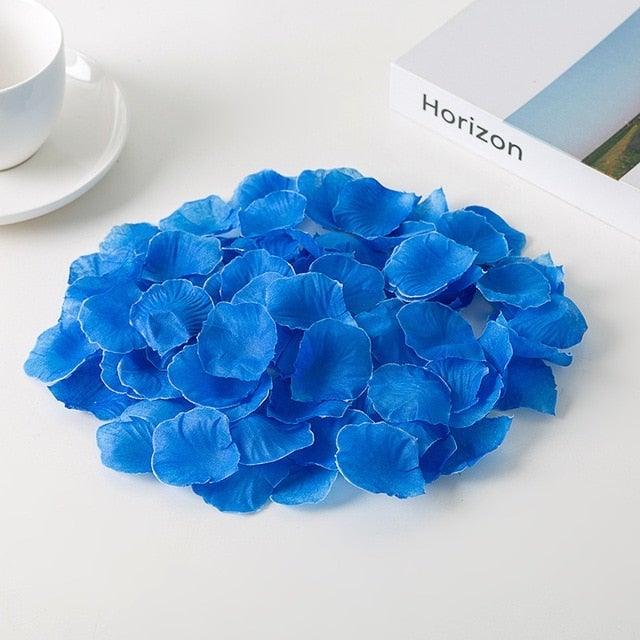 Blue Stevvex rose petals 1000pcs for weddings and Valentine gifts artificial flora on Tampa Home & Garden Store