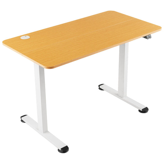 Electric Standing Desk Adjustable Stand up Computer Desk Anti-collision-Natural - Tampa Home & Garden Store