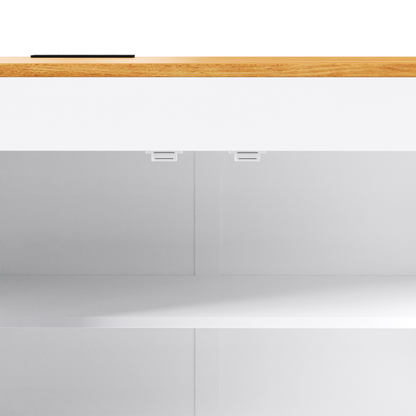 Compact Kitchen Island With Extendable Table