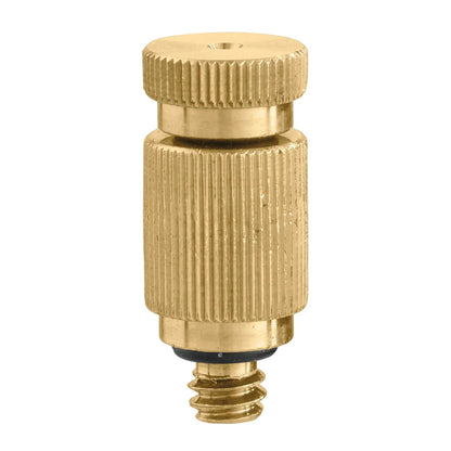 Brass 3/8 in auto drain valve for mist, Orbit Irrigation, knurled cap, sprinkler accessory on Tampa Home & Garden Store