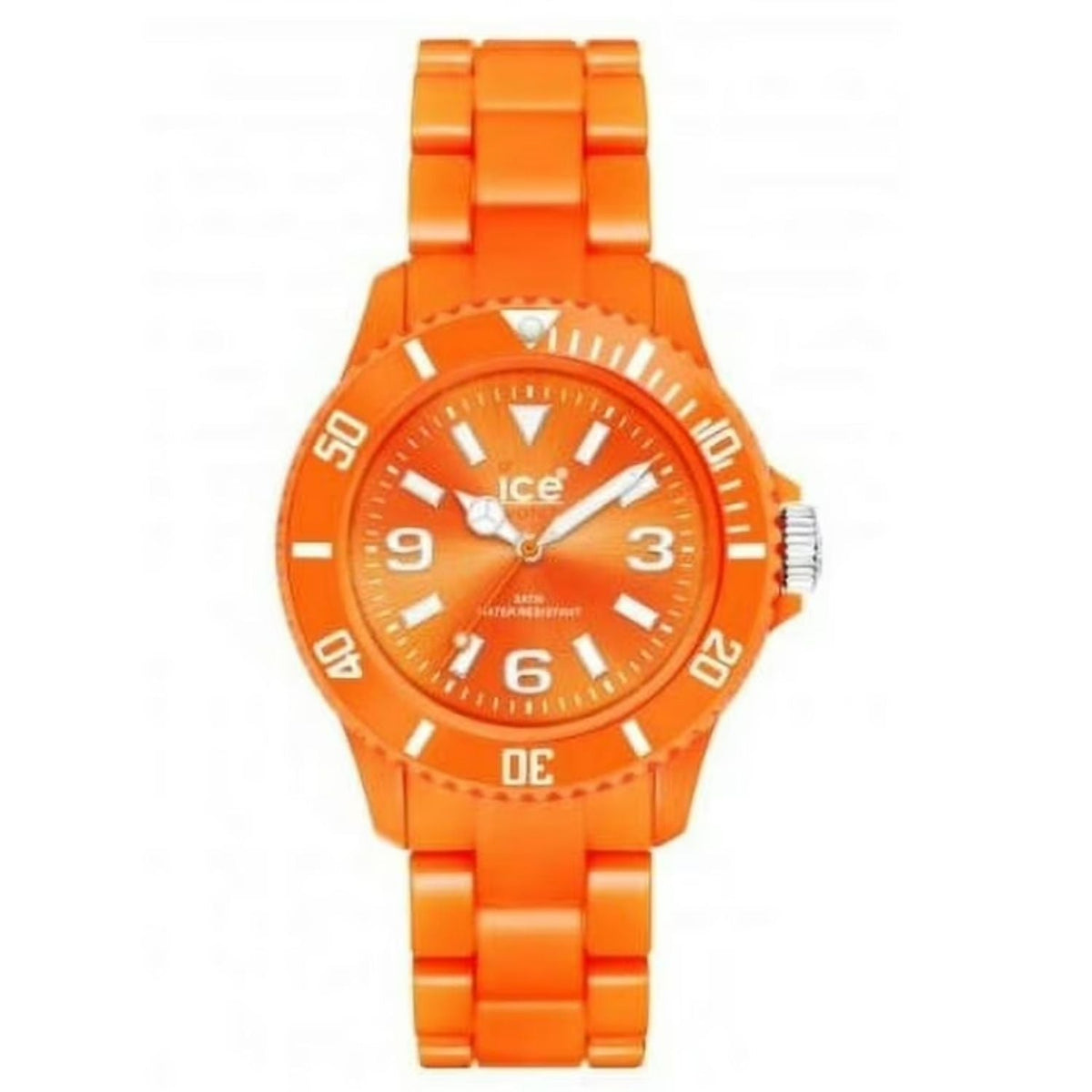 ICE Unisex Sili Forever orange silicone watch with bold white numerals on Tampa Home & Garden Store