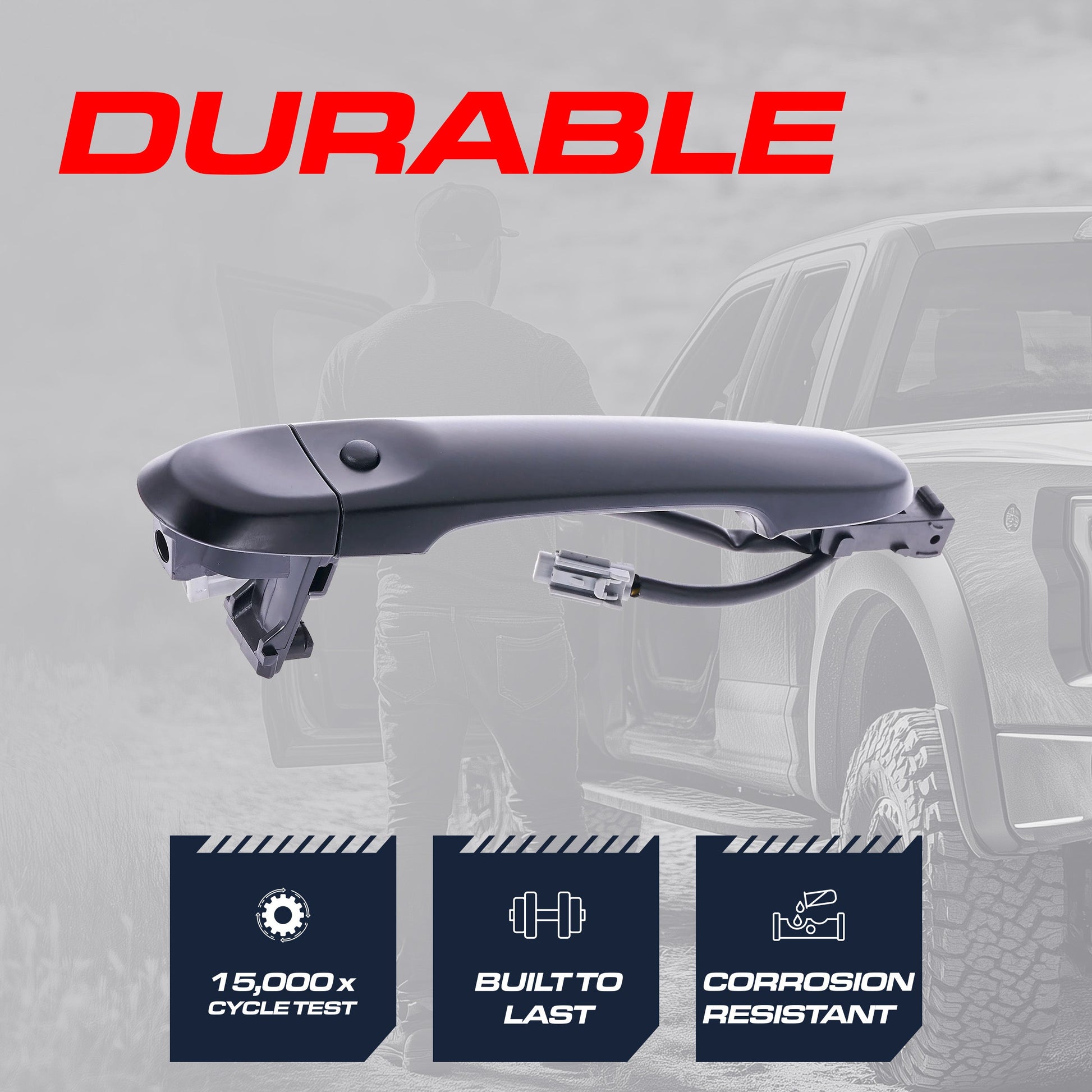 Exterior door handle black primed replacement Master Tailgaters for Nissan Cube/Juke Versa on Tampa Home & Garden Store